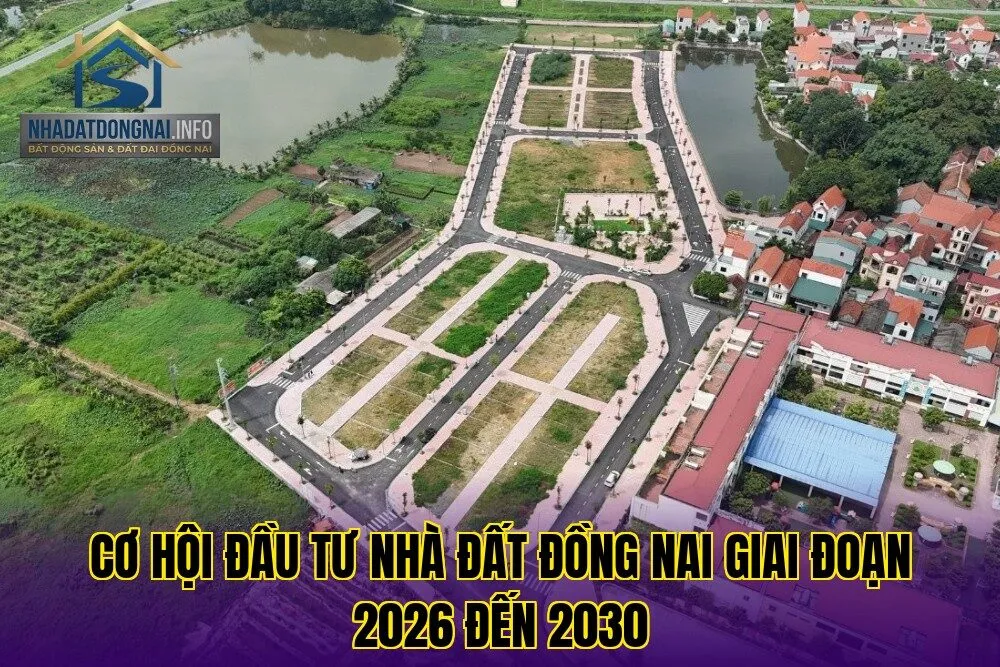 Cơ hội đầu tư nhà đất Đồng Nai giai đoạn 2026 đến 2030