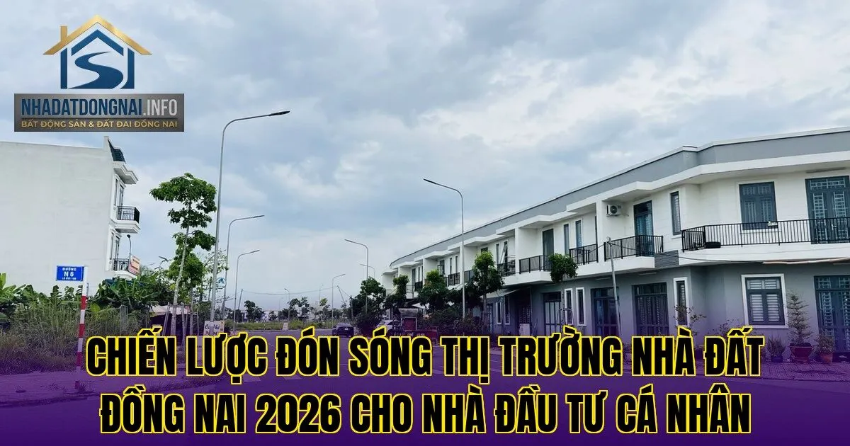 Chiến lược đón sóng thị trường nhà đất Đồng Nai 2026 cho nhà đầu tư cá nhân