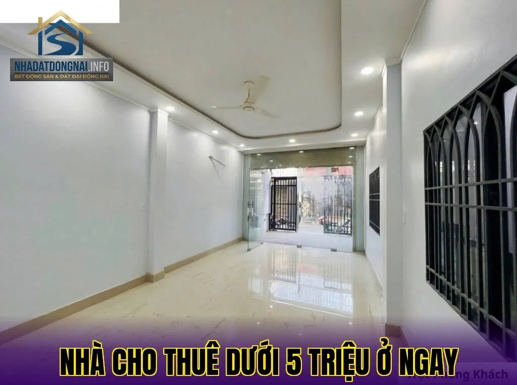 Nhà cho thuê dưới 5 triệu ở ngay