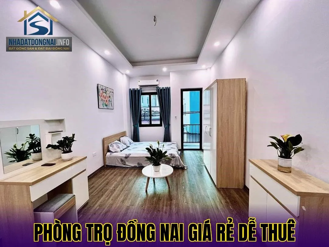 Phòng trọ Đồng Nai giá rẻ dễ thuê