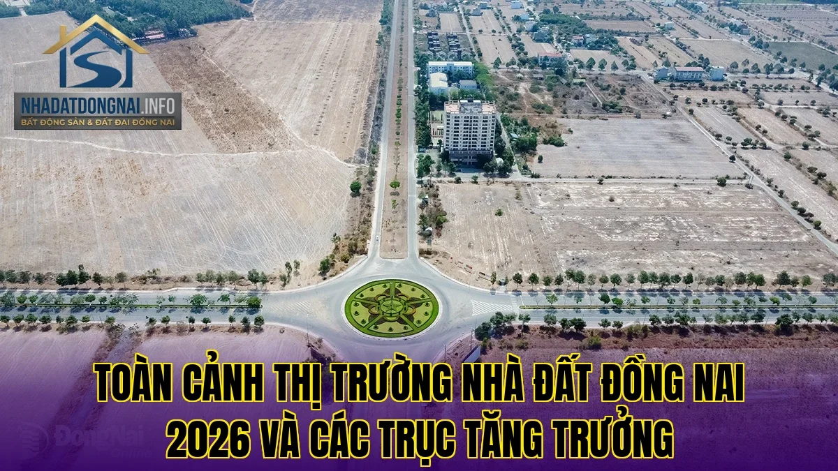 Toàn cảnh thị trường nhà đất Đồng Nai 2026 và các trục tăng trưởng