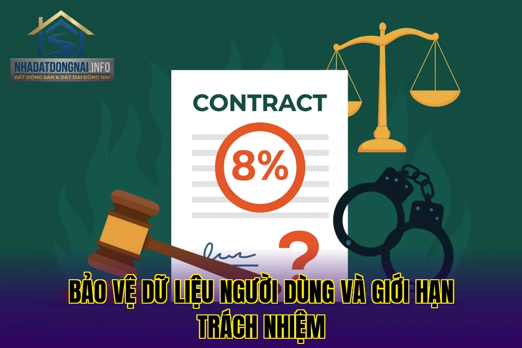 Bảo vệ dữ liệu người dùng và giới hạn trách nhiệm